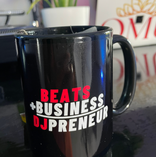 Beats + Business DJpreneur Mug – Hustle Meets Harmony