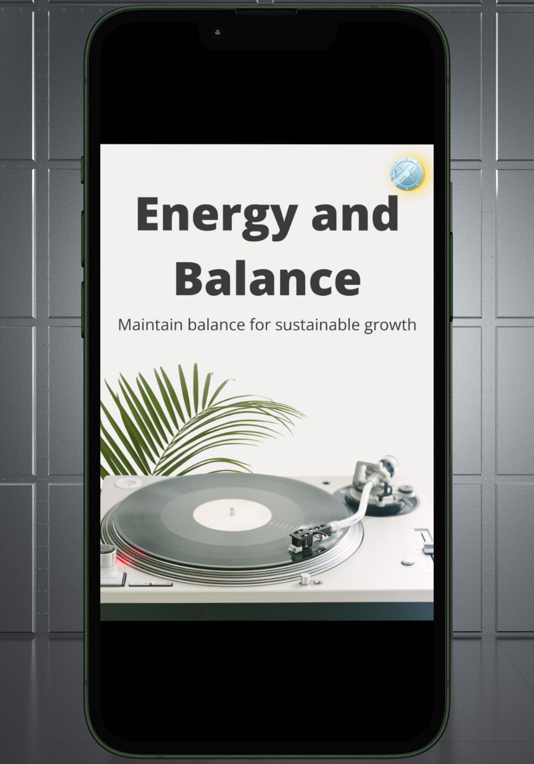 Energy & Balance